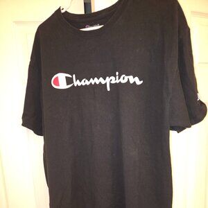 NWOT Champion Tshirt black XL